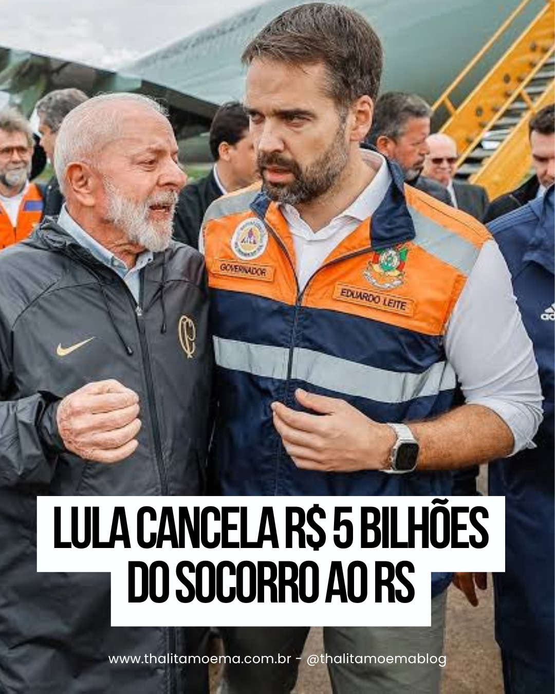 Lula cancela socorro de R$5 bilhões ao Rio Grande do Sul