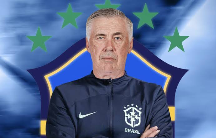 Carlo Ancelotti é o novo técnico da Seleção Brasileira