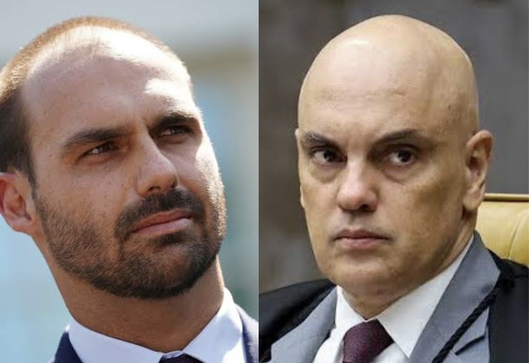 Moraes abre inquérito contra Eduardo Bolsonaro