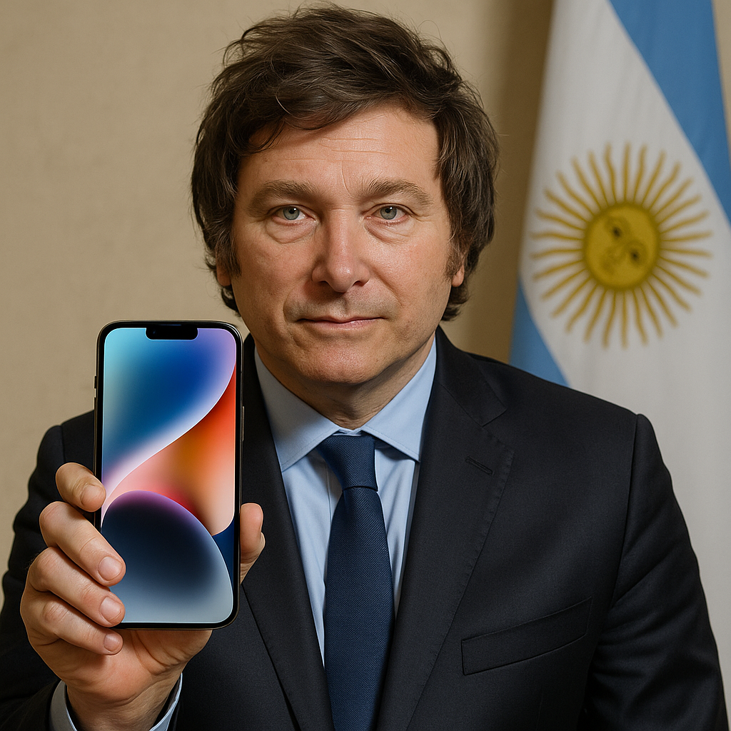 Governo Milei zera impostos para eletrônicos e derruba preços: iPhone pode sair até R$ 3 mil mais barato