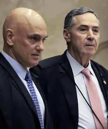 Barroso declara apoio incondicional a Moraes e diz que no Brasil está acontecendo avanços democráticos